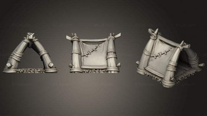 Miscellaneous figurines and statues (Tent 2, STKR_1807) 3D models for cnc